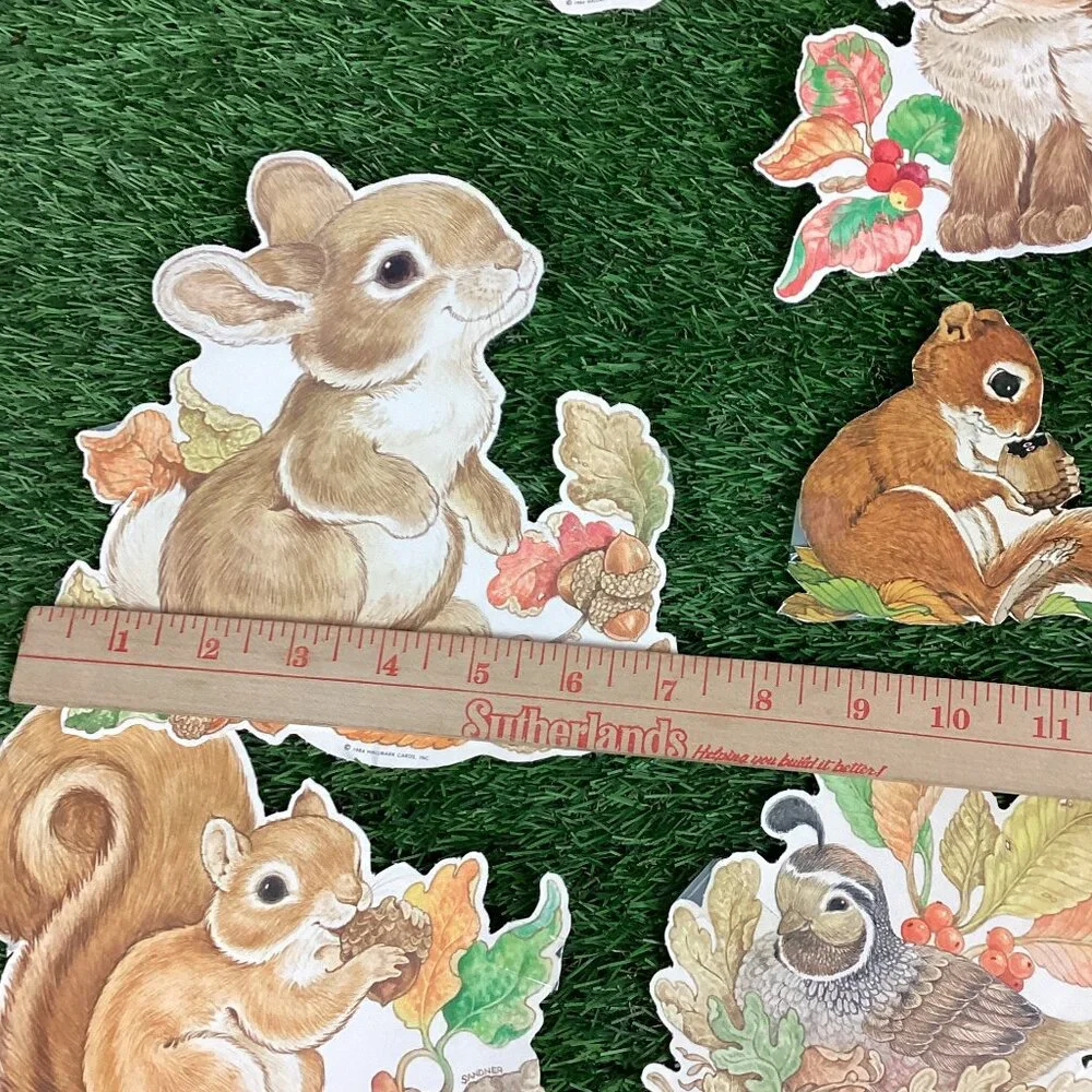 Vintage Easter Spring Window Card Art